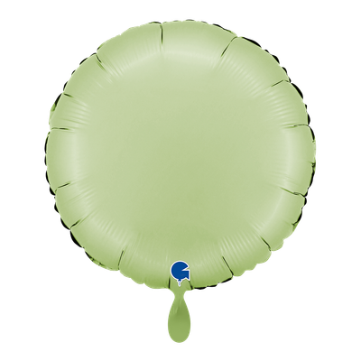 Round - Satin Olive Green