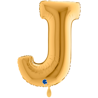 XXL - Letter J - Gold