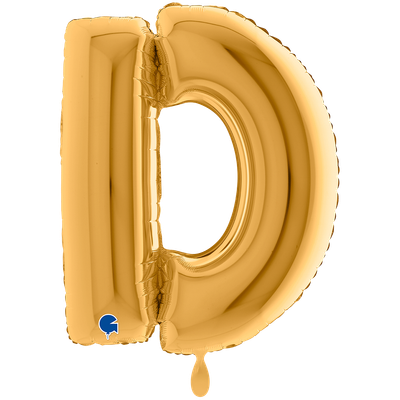 XXL - Letter D - Gold