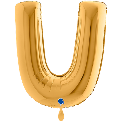 XXL - Letter U - Gold