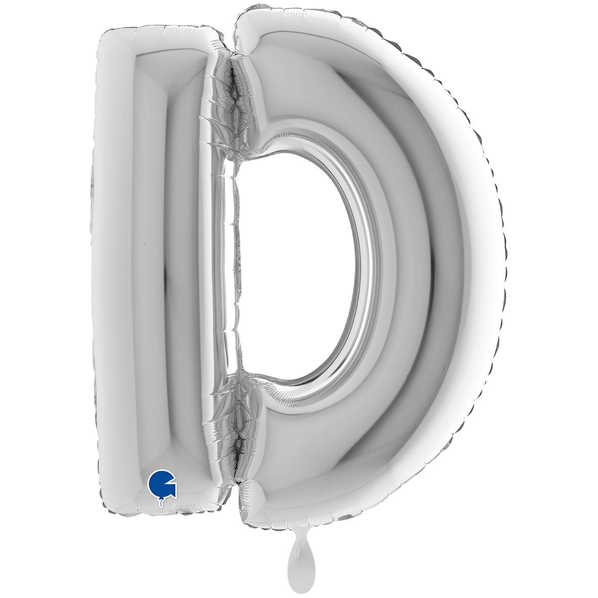 XXL - Letter D - Silver