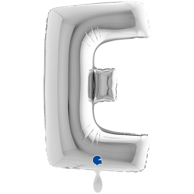 XXL - Letter E - Silver