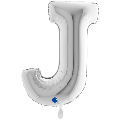 XXL - Letter J - Silver