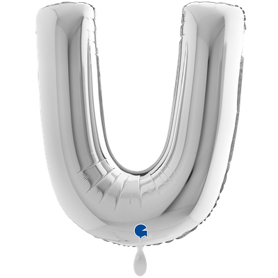 XXL - Letter U - Silver