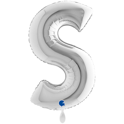 XXL - Letter S - Silver