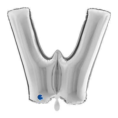 XXL - Letter W - Silver