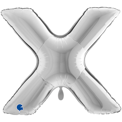 XXL - Letter X - Silver