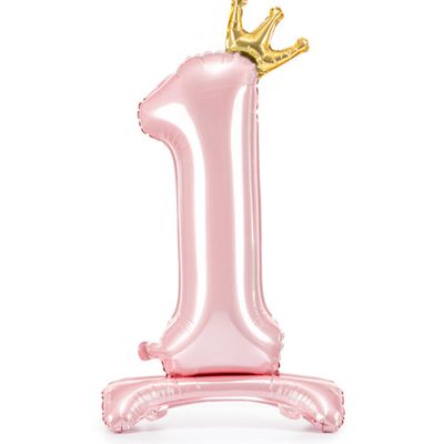 XXL mit Standfuß - Zahl 1 - Princess
