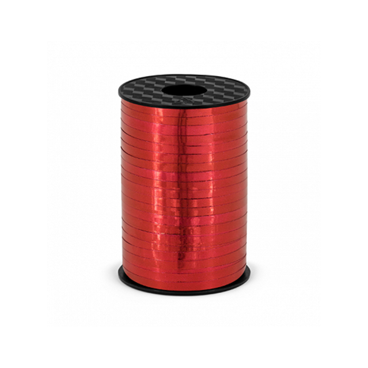 Ballonband - Metallic - Rot