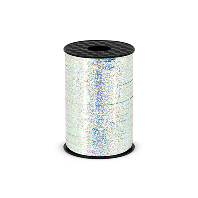 Ballonband - Holographic - Silber