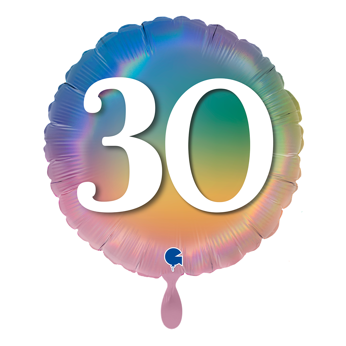 Happy 30 Colourful Rainbow