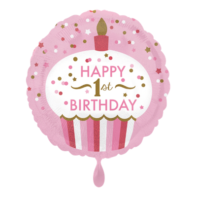 1st Birthday Cupcake Girl
