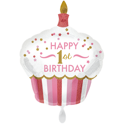 XXL - 1st Birthday Cupcake Girl