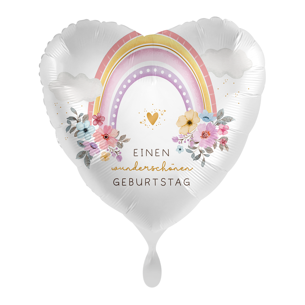 Rainbow Flowers Birthday - GER