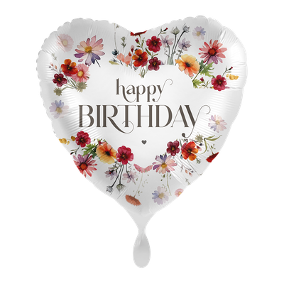 Colourful Wildflowers Birthday - ENG