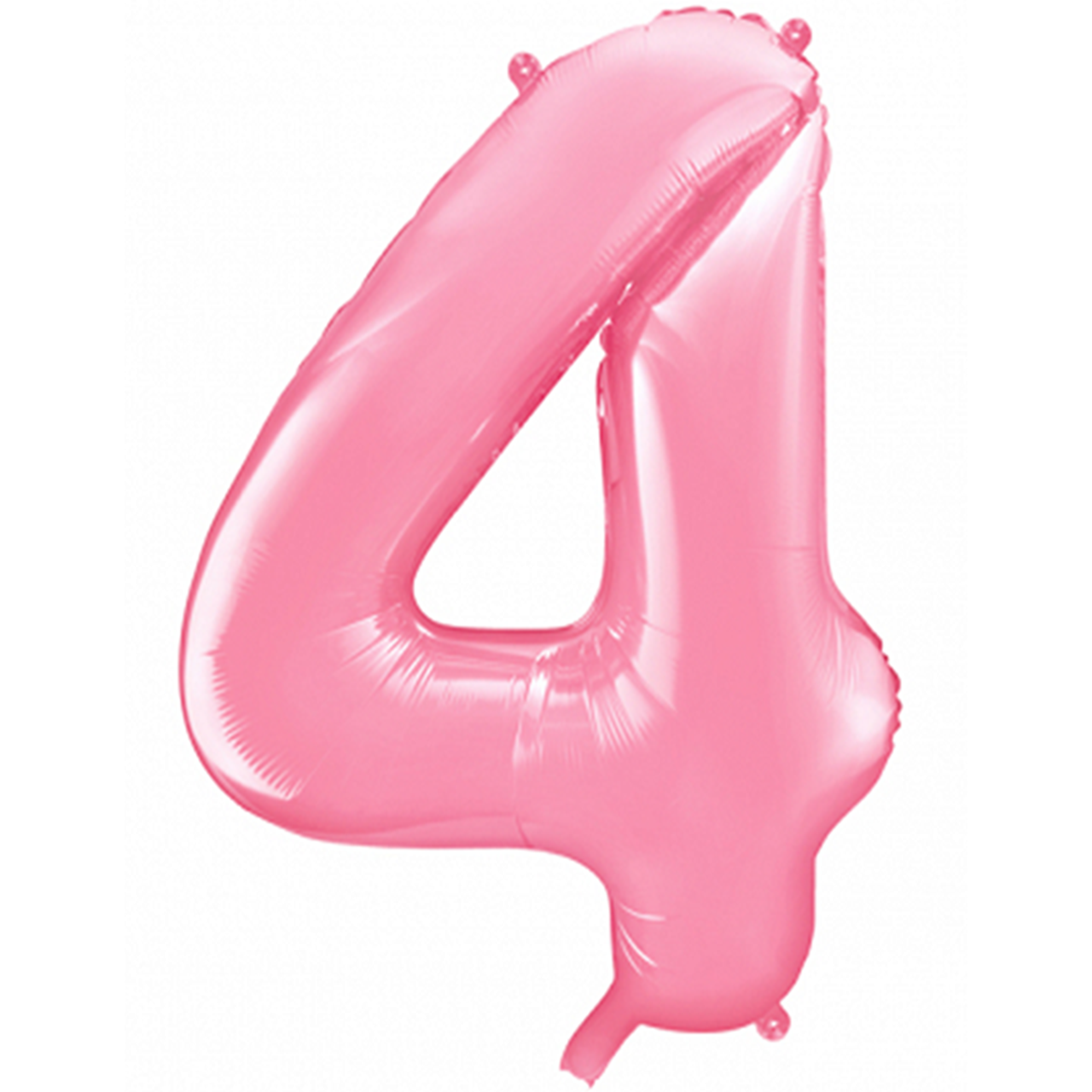 1 Ballon XXL - Zahl 4 - Rosa