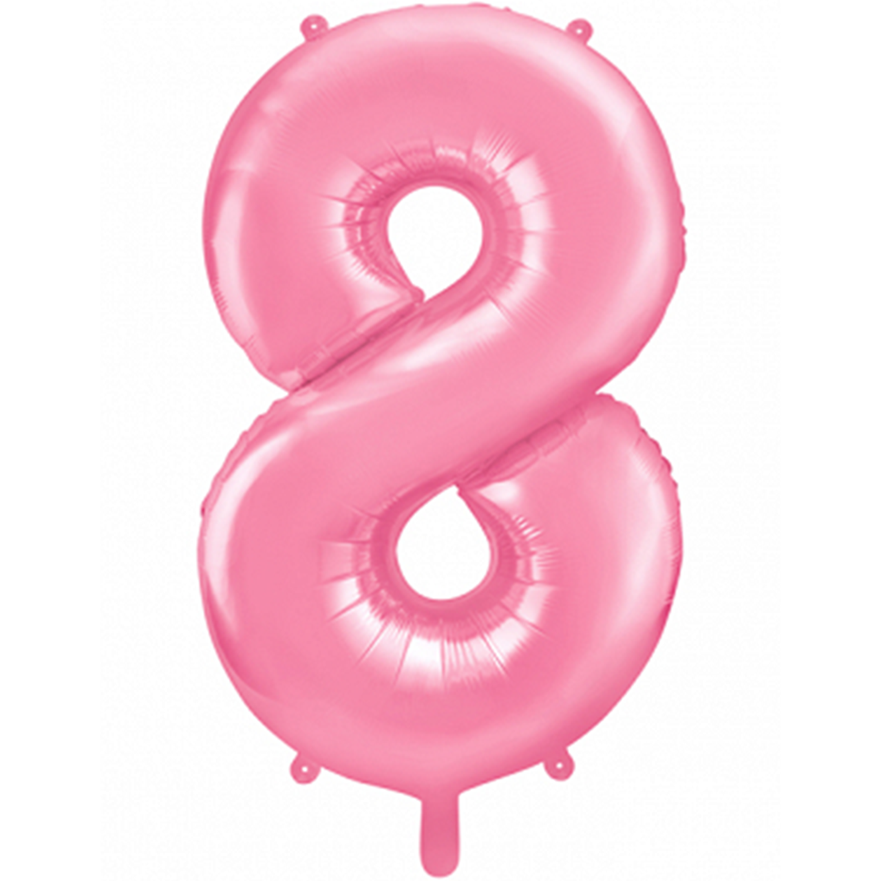 1 Ballon XXL - Zahl 8 - Rosa