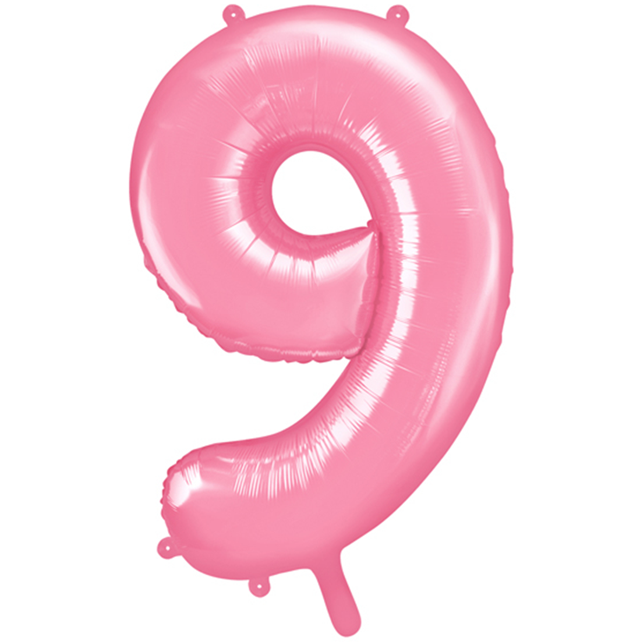 1 Ballon XXL - Zahl 9 - Rosa