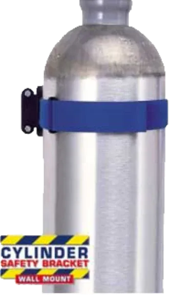 Gasflaschen Wandhalterung für eine Einzelflasche