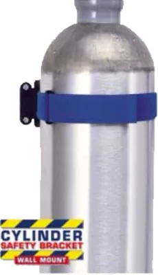 Gasflaschen Wandhalterung für eine Einzelflasche