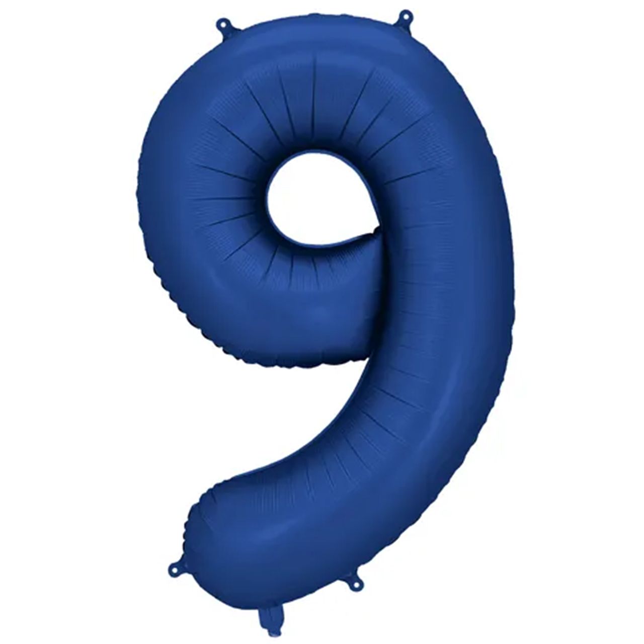 1 Ballon XXL - Zahl 9 - Navy Blue