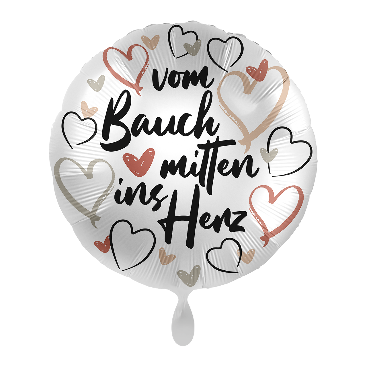 1 Ballon - Mitten ins Herz