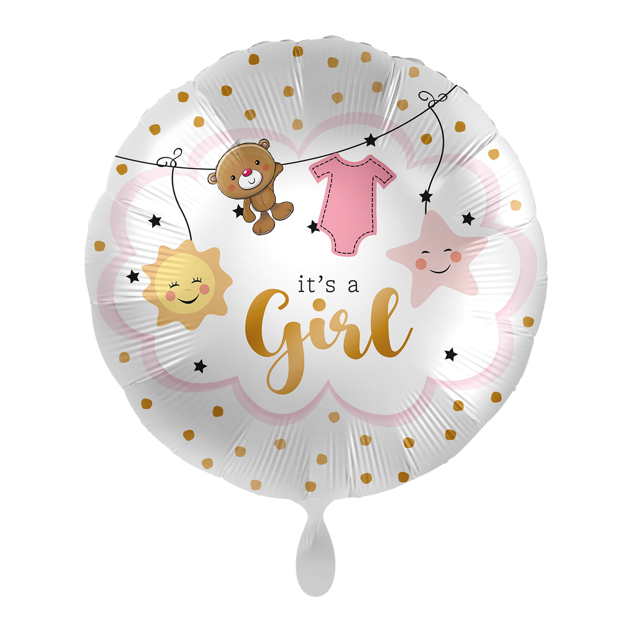 1 Balloon - Baby Girl is Coming - ENG
