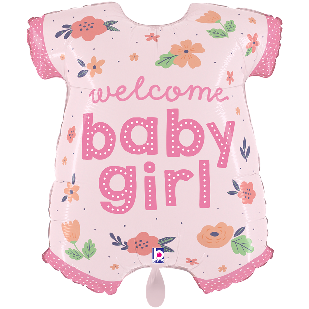 1 Balloon XXL - Baby Girl Onesie