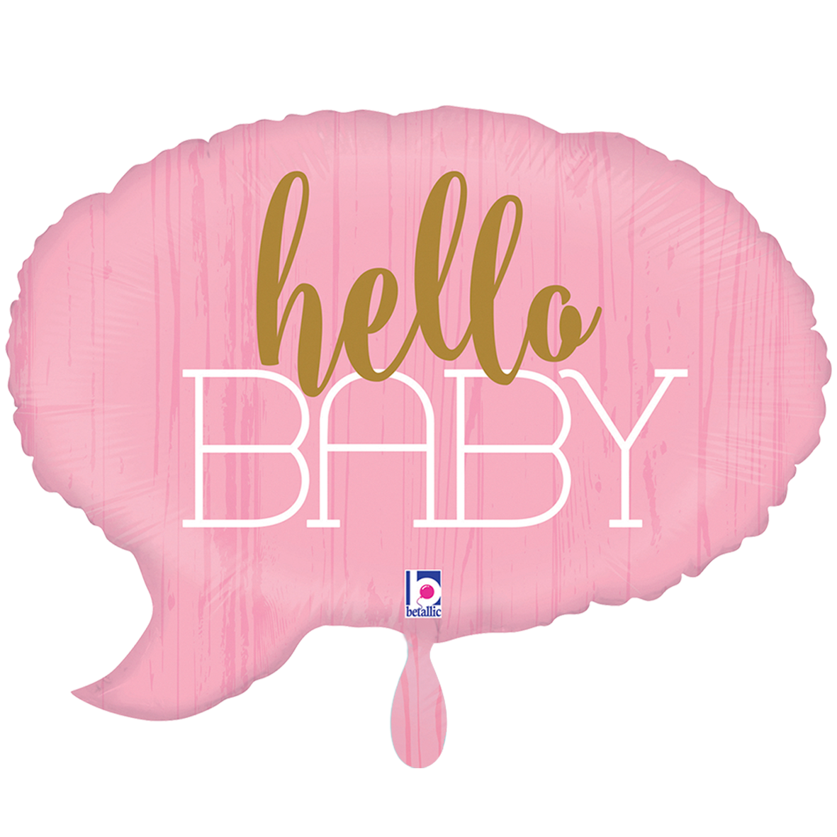 1 Balloon XL - Hello Baby - Pink