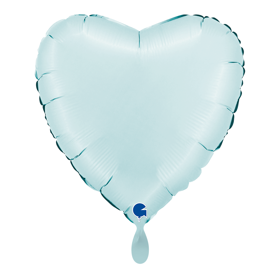 Heart - Satin Pastel Blue
