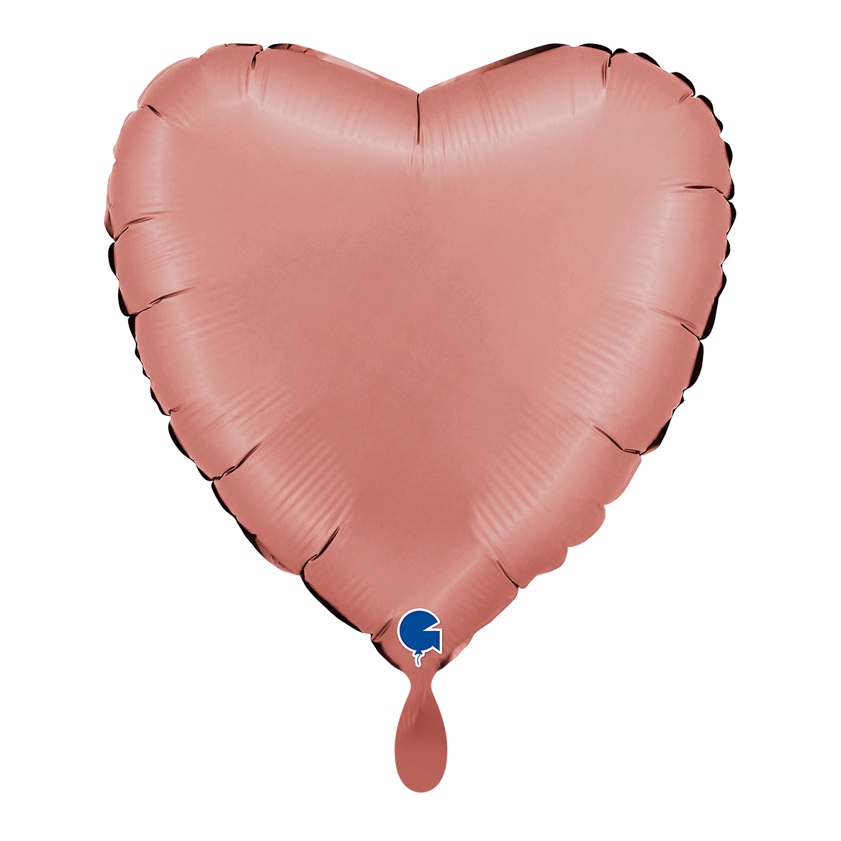 Heart - Satin Rose Gold