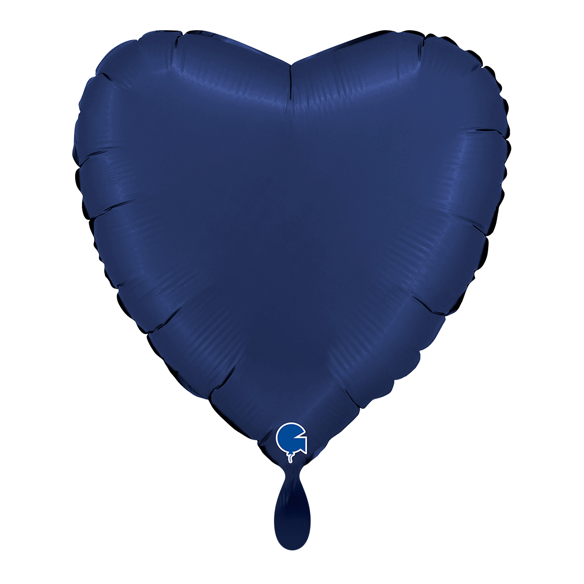 Heart - Satin Blue Navy