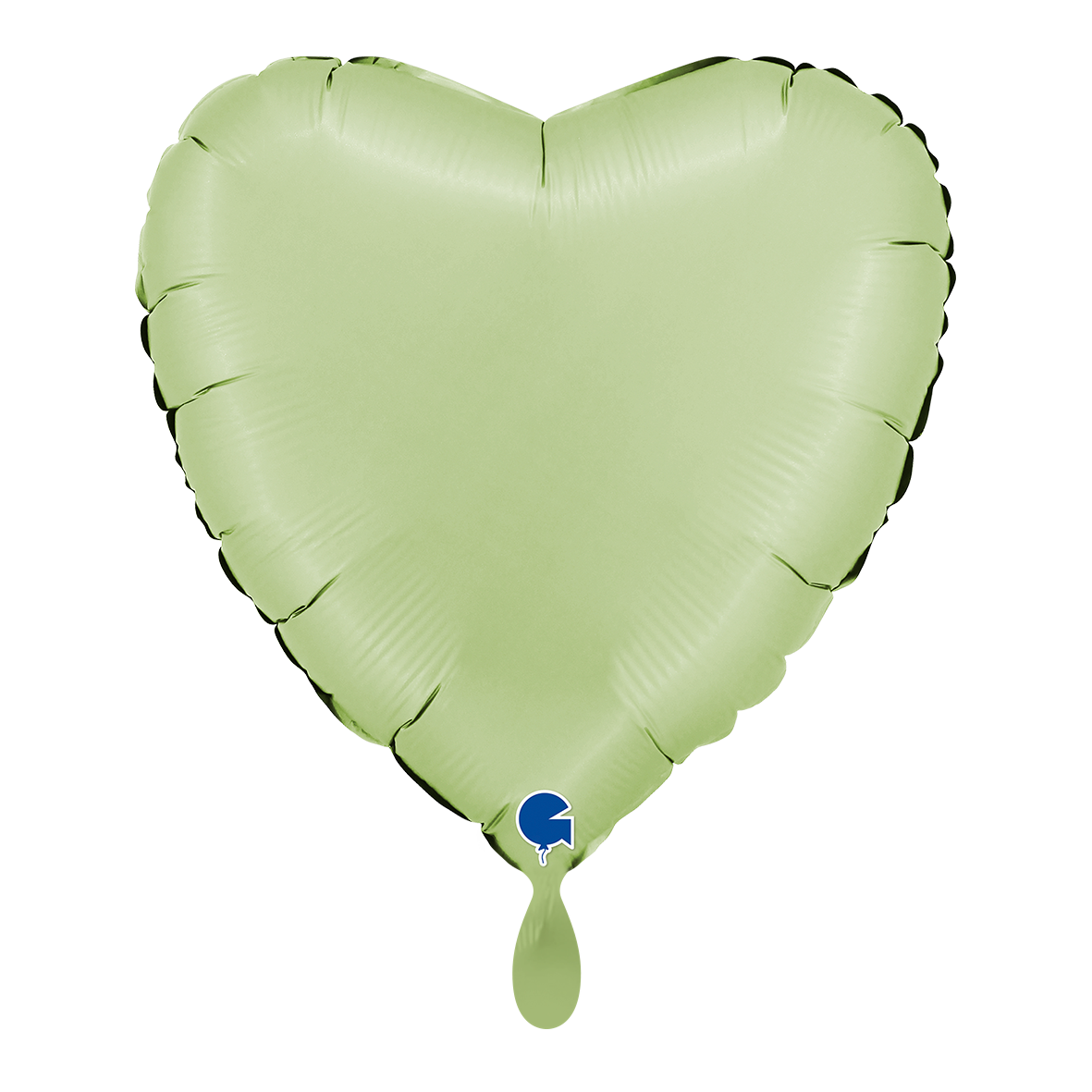 Heart - Satin Olive Green