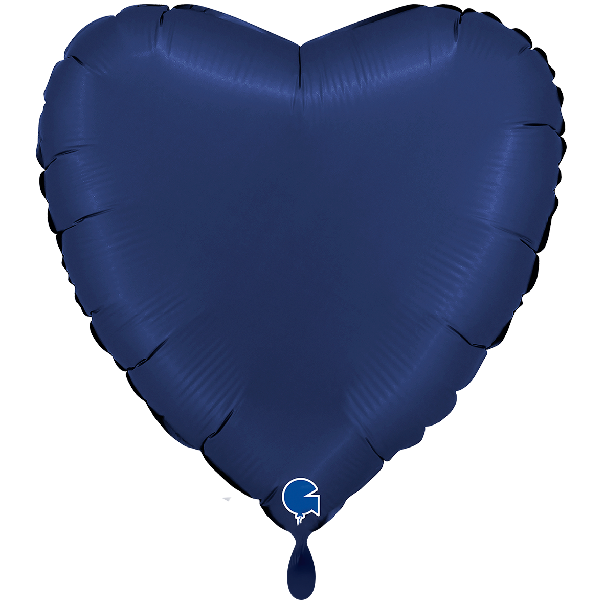 XXL - Heart - Satin Blue Navy