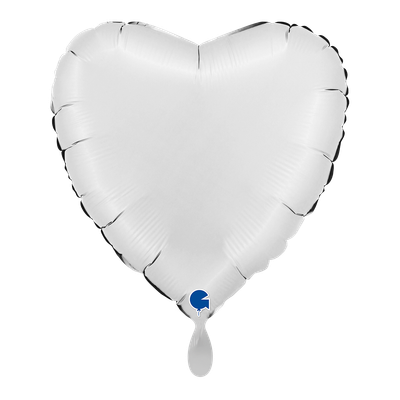 Heart - Satin White