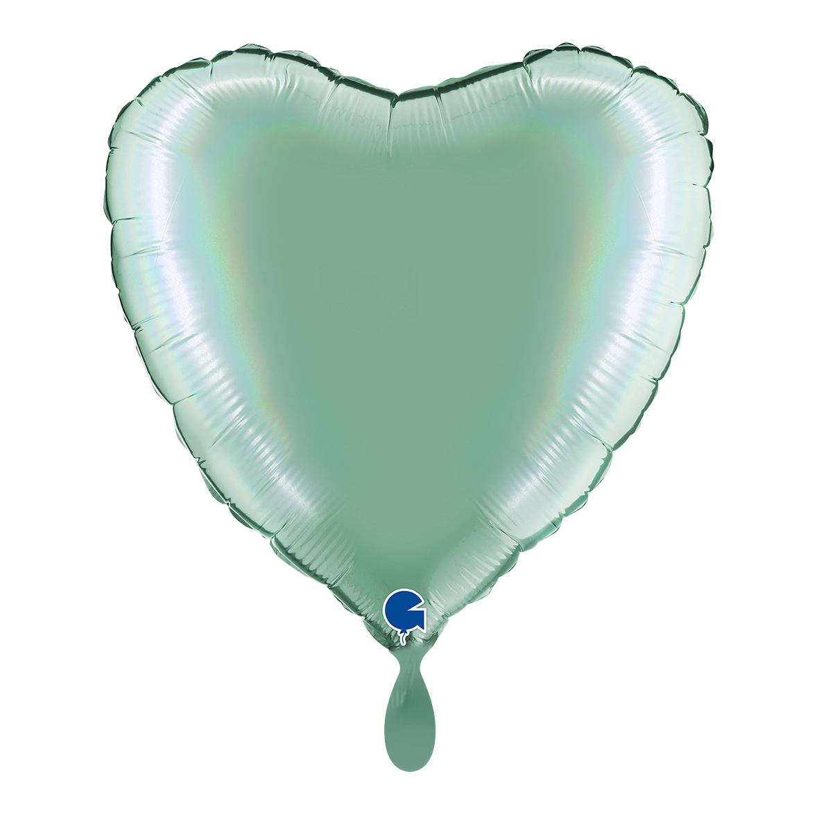 Heart - Rainbow Holographic Platinum Tiffany