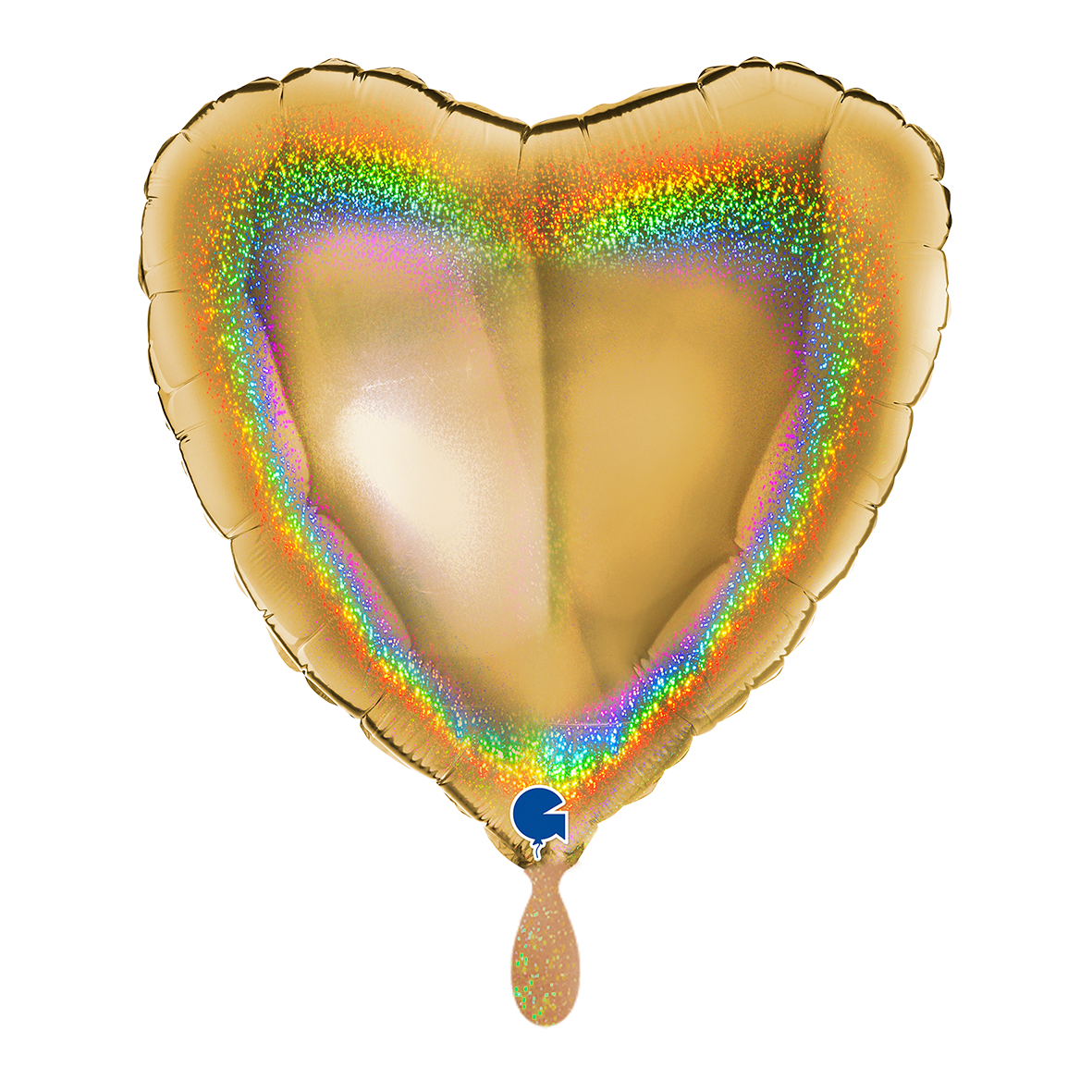 Heart - Glitter Holographic Gold 5
