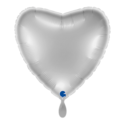 XL - Heart - Silver