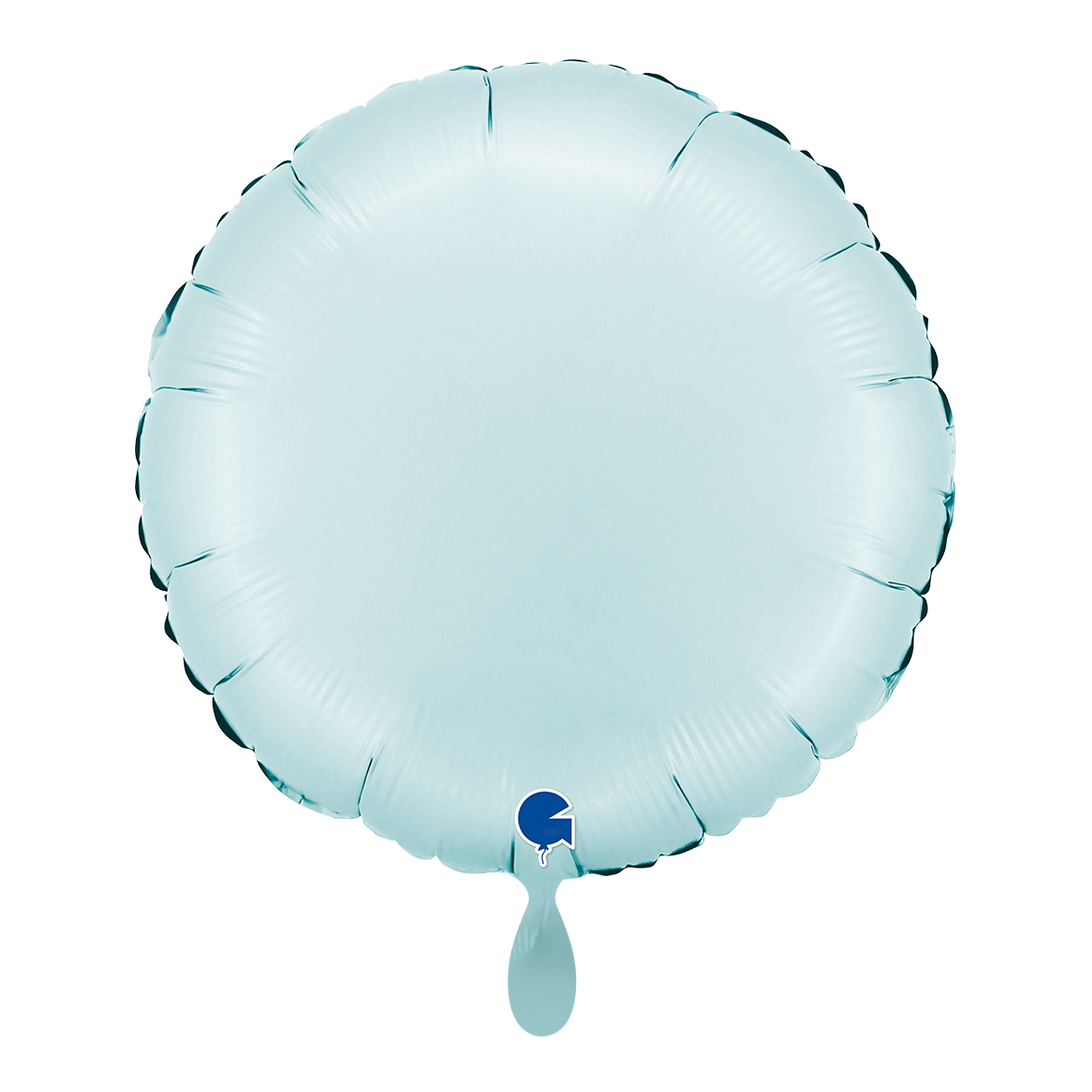 Round - Satin Pastel Blue
