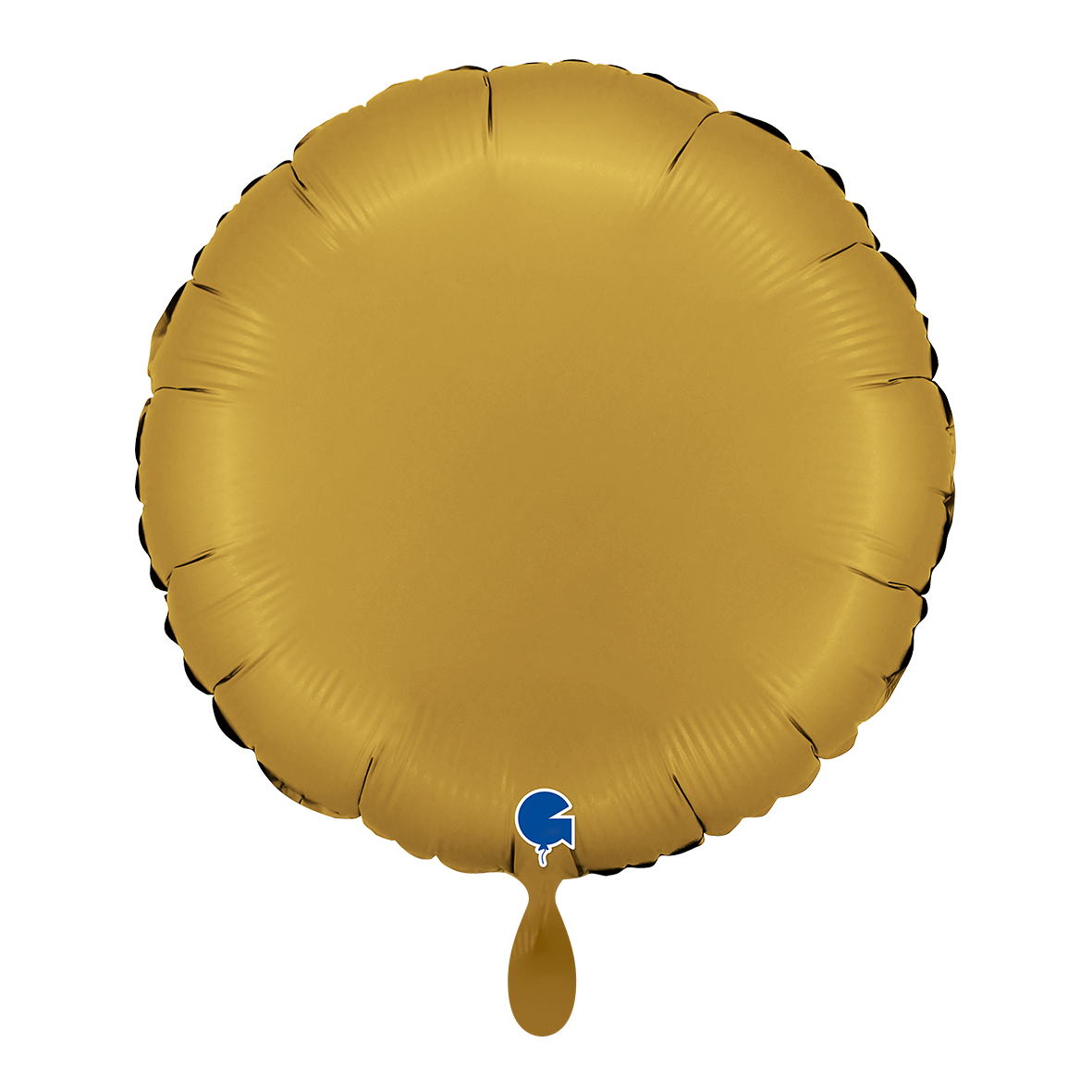 Round - Satin Gold