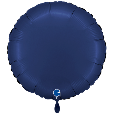 XXL - Round - Satin Blue Navy