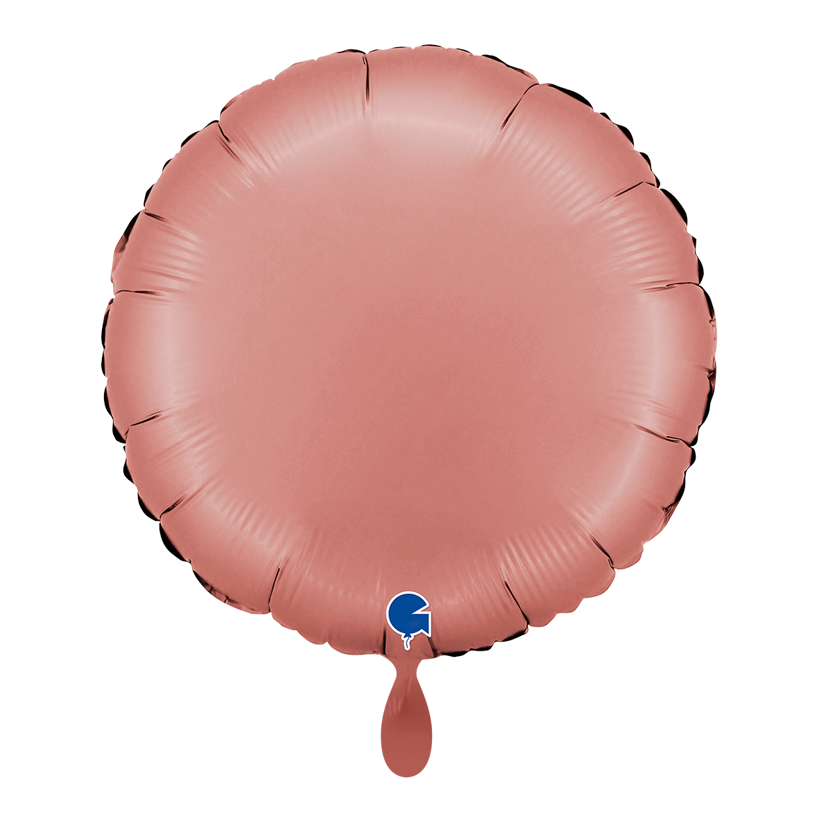 Round - Satin Rose Gold