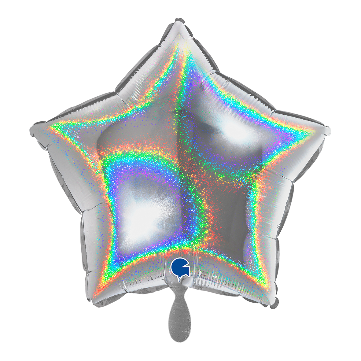 Star - Glitter Holographic Silver