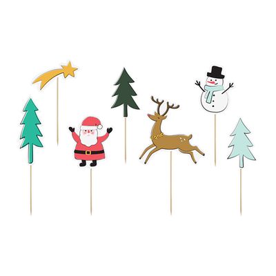Toppers - Merry X-Mas - 5 Packungen