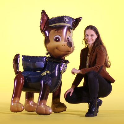 R-Stehende und laufende Ballons