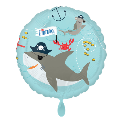 Birthday - Piraten Meerestiere - 5 Ballons