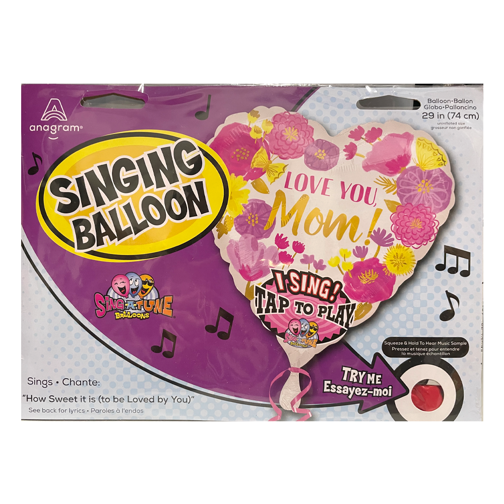 XXL Singender Luftballon - Mama - 2 Ballons