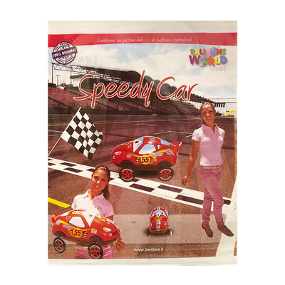 Rennauto - Walking Balloon - 4 Ballons