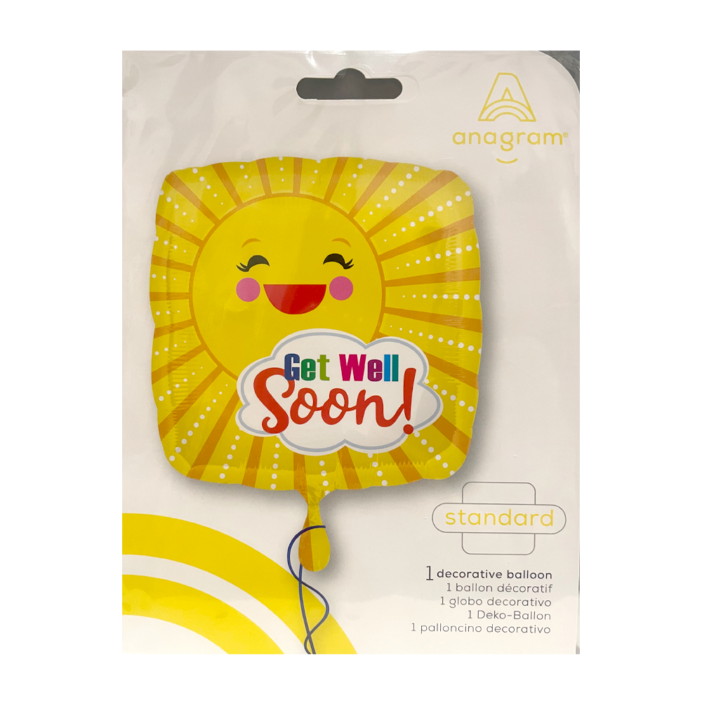 Get Well Soon - Sonnenschein - 5 Ballons