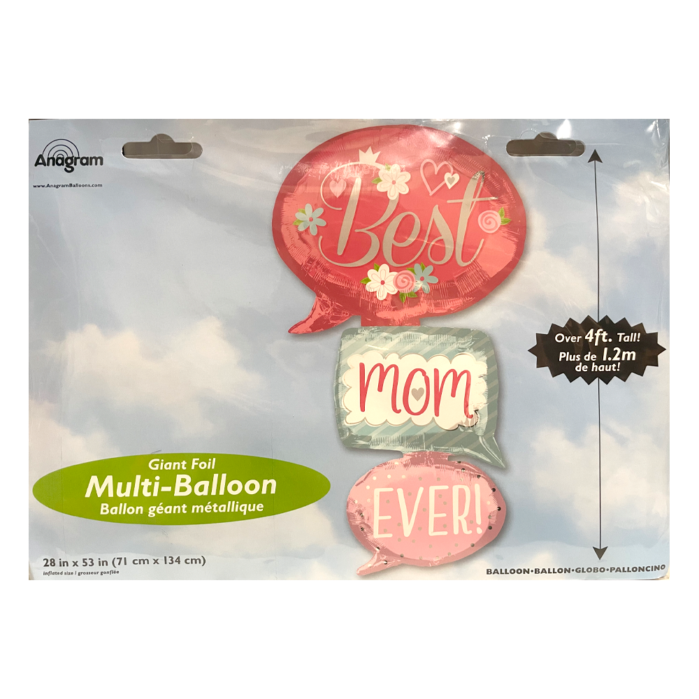 XXL Best Mom Ever - 1 Ballon
